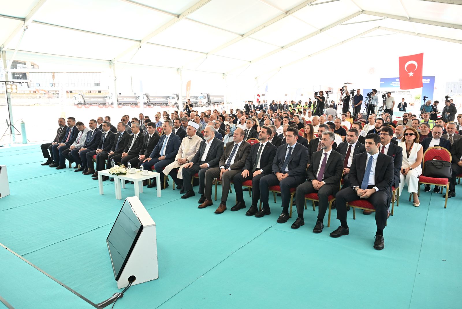 HAB OSB Camii’nin Temeli Dualarla Atıldı